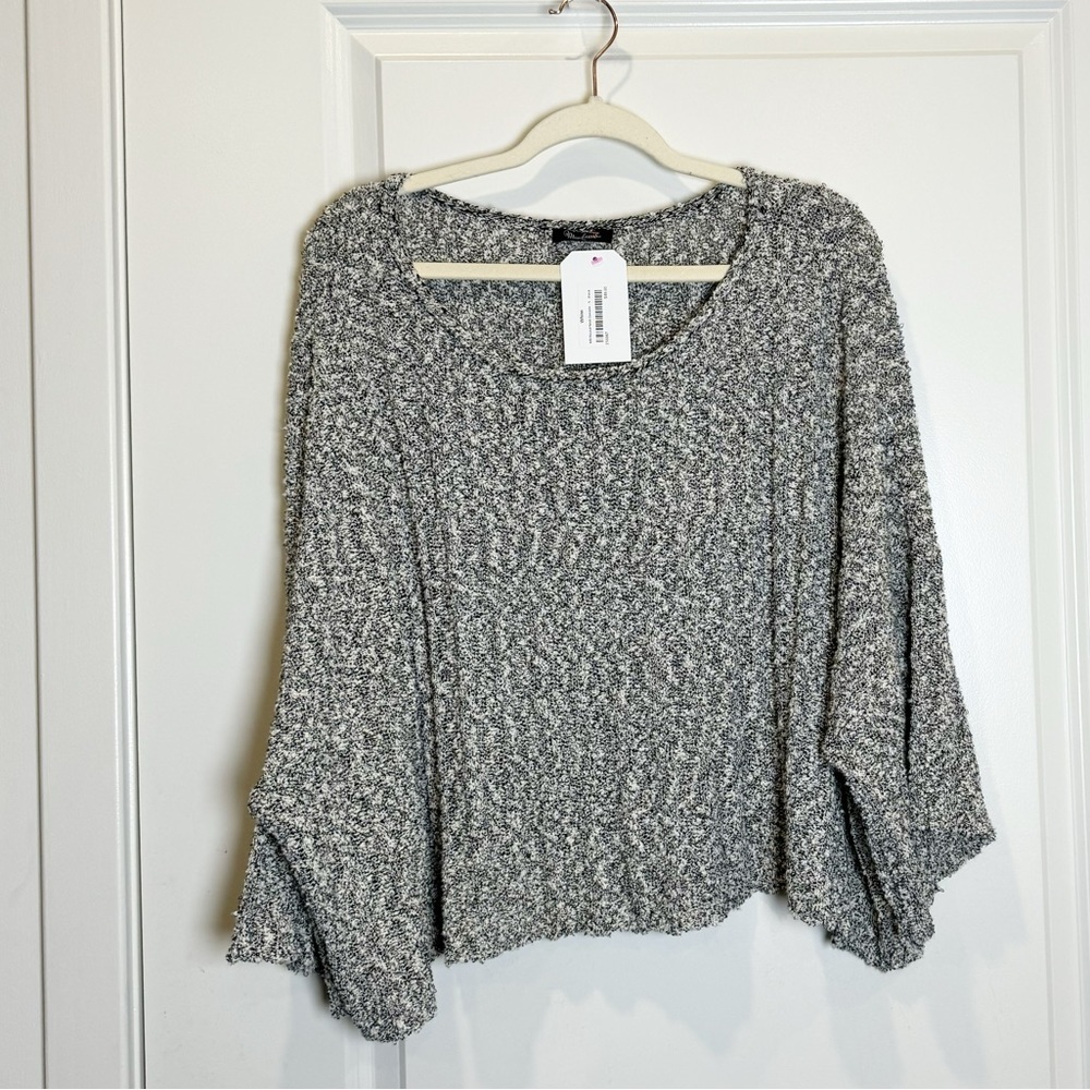 NWT!Whim Moonbeach Relaxed Roundneck Sweater Top